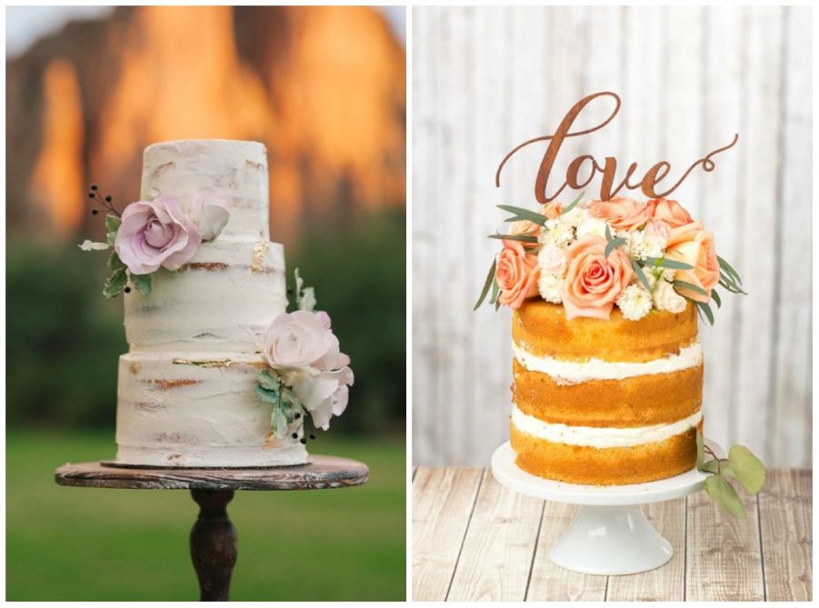 idee torta per matrimonio: la naked cake idee torta per matrimonio: la naked cake