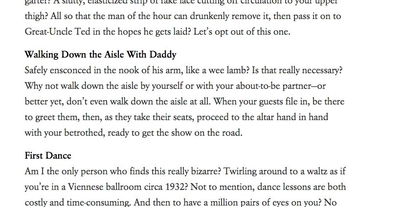 idee discutibili sul matrimonio idee discutibili sul matrimonio