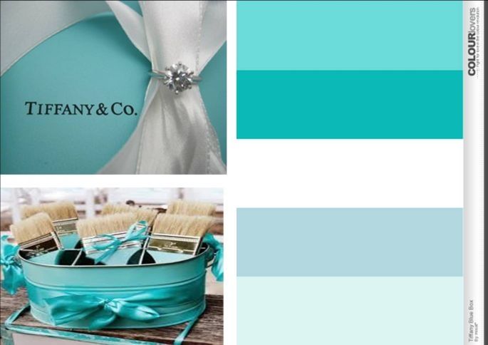 Il pantone Tiffany è una precisa tonalità di azzurro Il pantone Tiffany è una precisa tonalità di azzurro