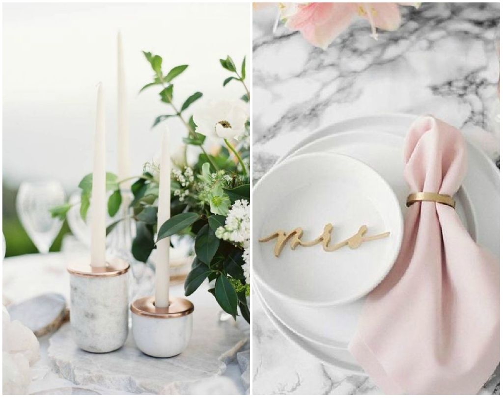 mise en place in marmo - idee matrimonio mise en place in marmo - idee matrimonio