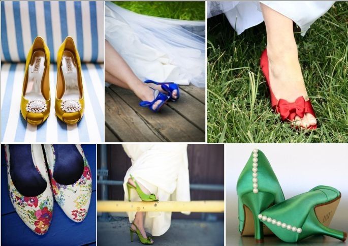 scarpe colorate per la sposa scarpe colorate per la sposa