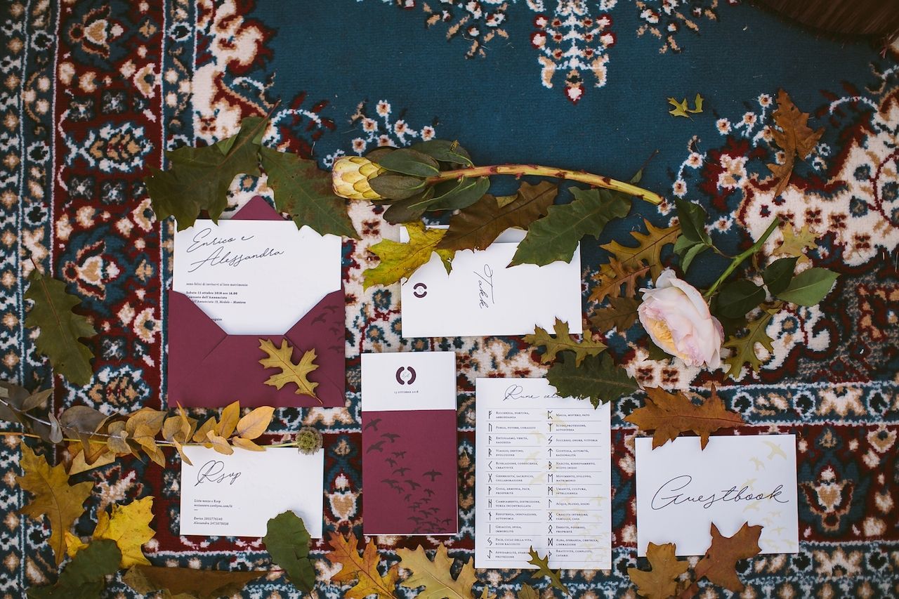 stationary autunnale valeria ferrari weddings  stationary autunnale valeria ferrari weddings