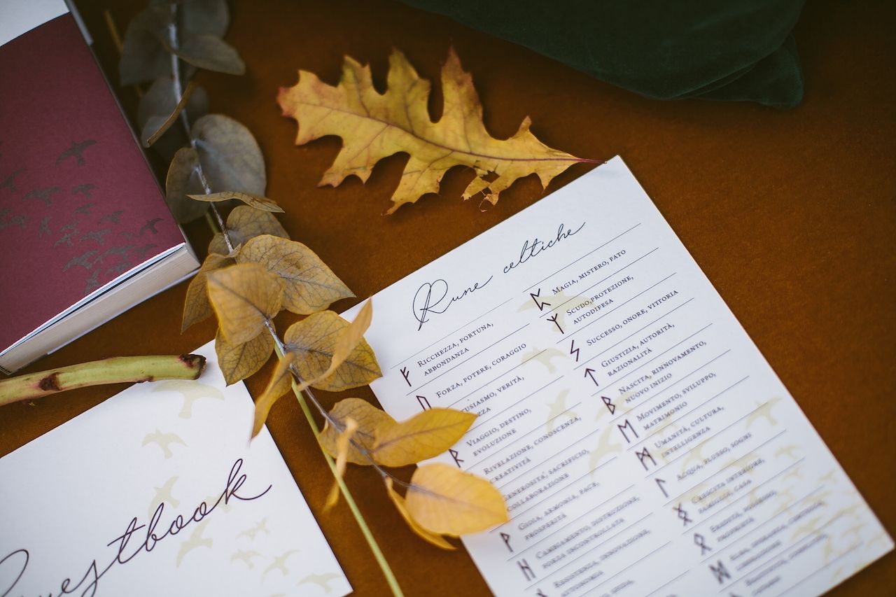 alfabeto rune celtiche - matrimonio autunno  alfabeto rune celtiche - matrimonio autunno
