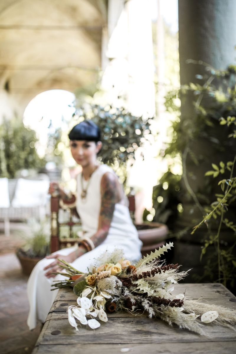 sposa sorride - bouquet - stile giapponese sposa sorride - bouquet - stile giapponese