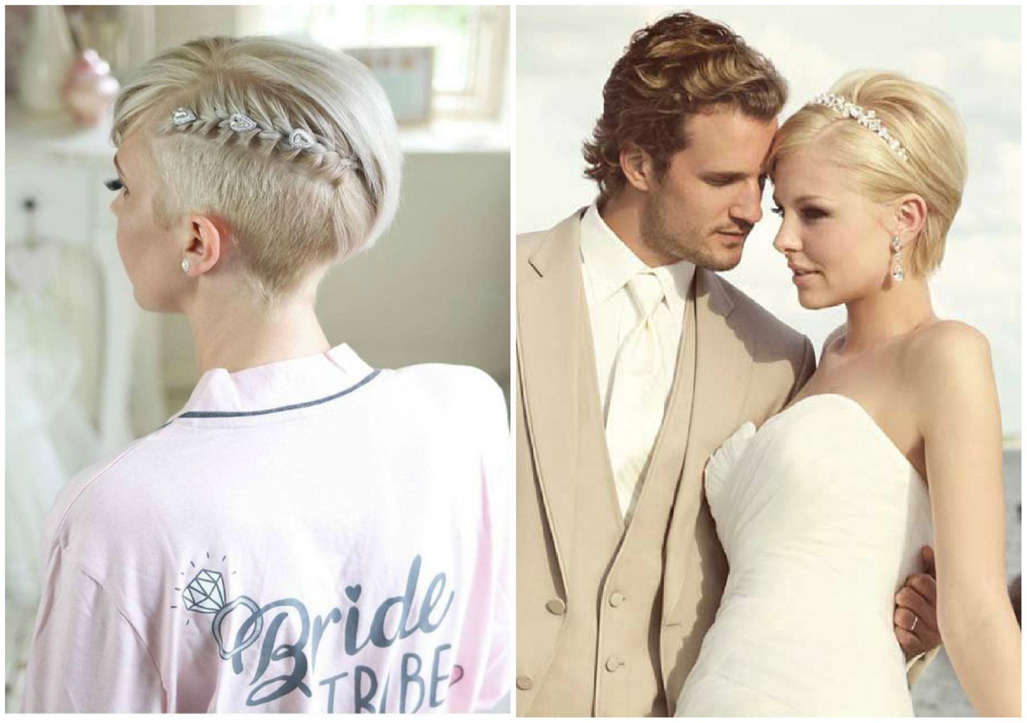 spose con capelli corti - idee acconciature spose con capelli corti - idee acconciature