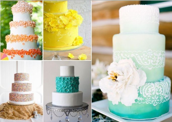 wedding cake colorata, dentro e fuori wedding cake colorata, dentro e fuori