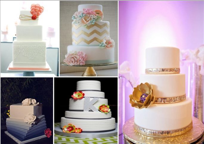 stile moderno - torta nuziale stile moderno - torta nuziale