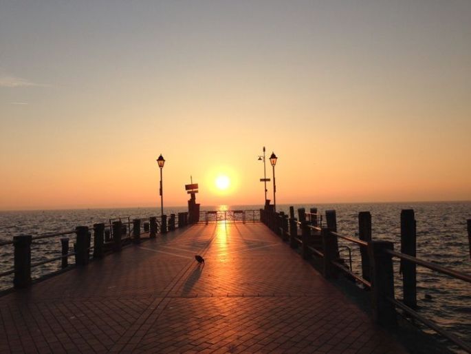 Tramonto a Sirmione Tramonto a Sirmione