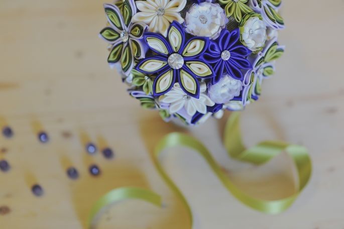 bouquet in raso, by V as Love bouquet in raso, by V as Love