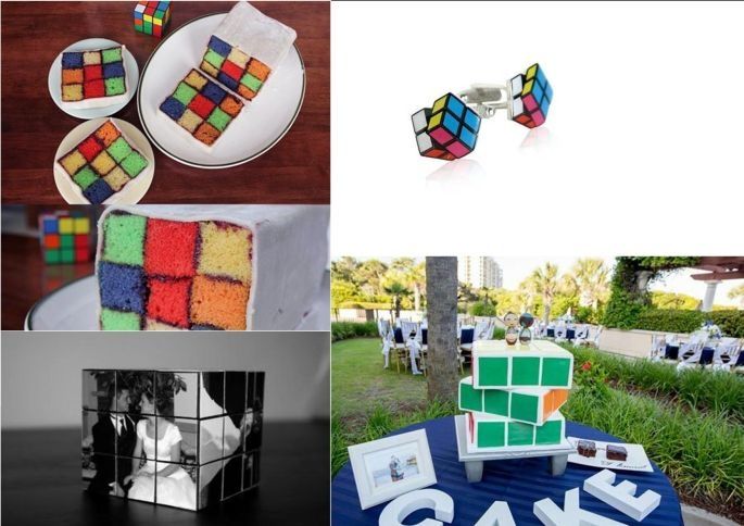 matrimonio a tema cubo di rubik matrimonio a tema cubo di rubik