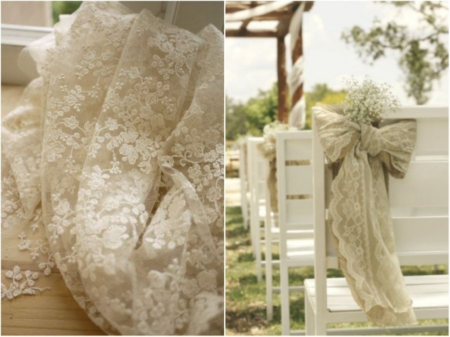 sedia decorata con pizzo sedia decorata con pizzo