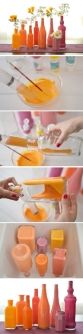 bottiglie colorate diy bottiglie colorate diy