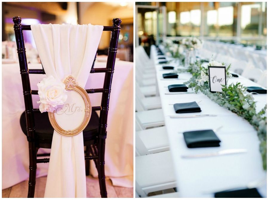 dettagli neri per il matrimonio