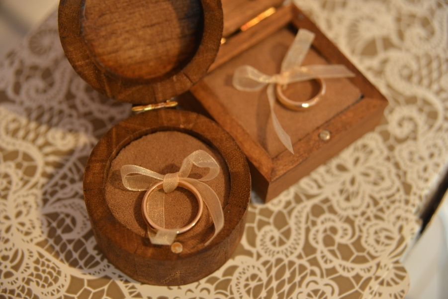 porta fedi - matrimonio inverno