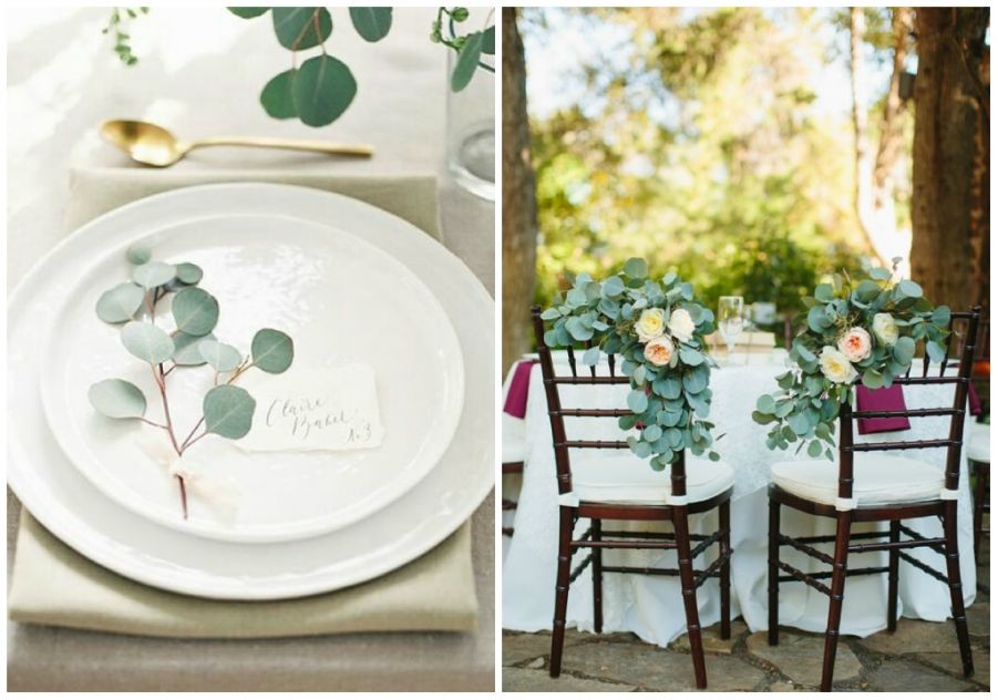 decorazioni eucalipto