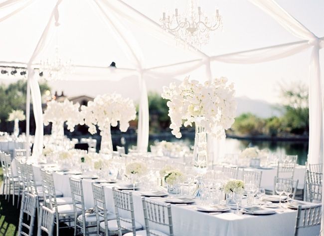 Idee per il tuo matrimonio: il total white