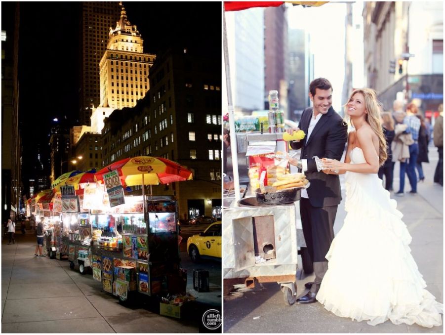 street food matrimonio tema new york
