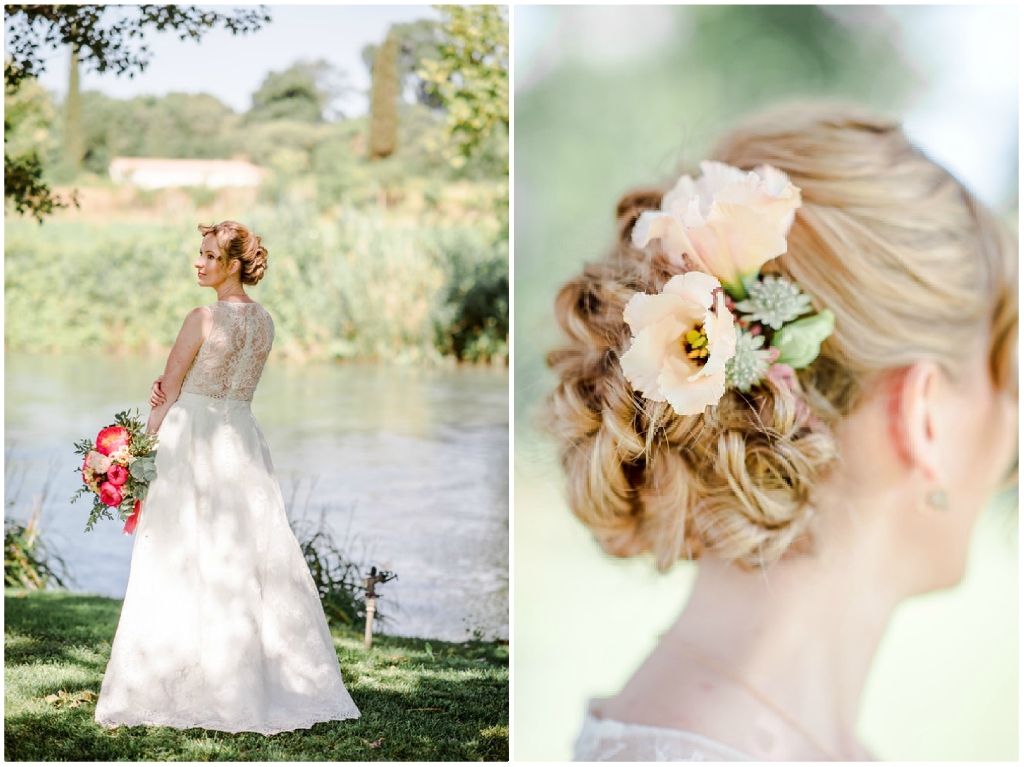 acconciatura sposa raccolto per cerimonia