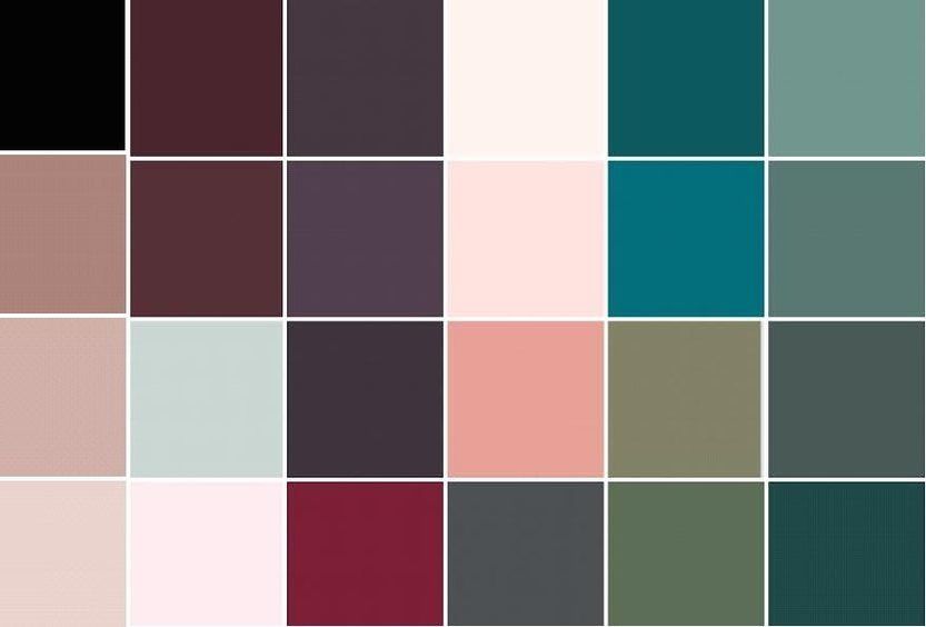 palette matrimonio invernale