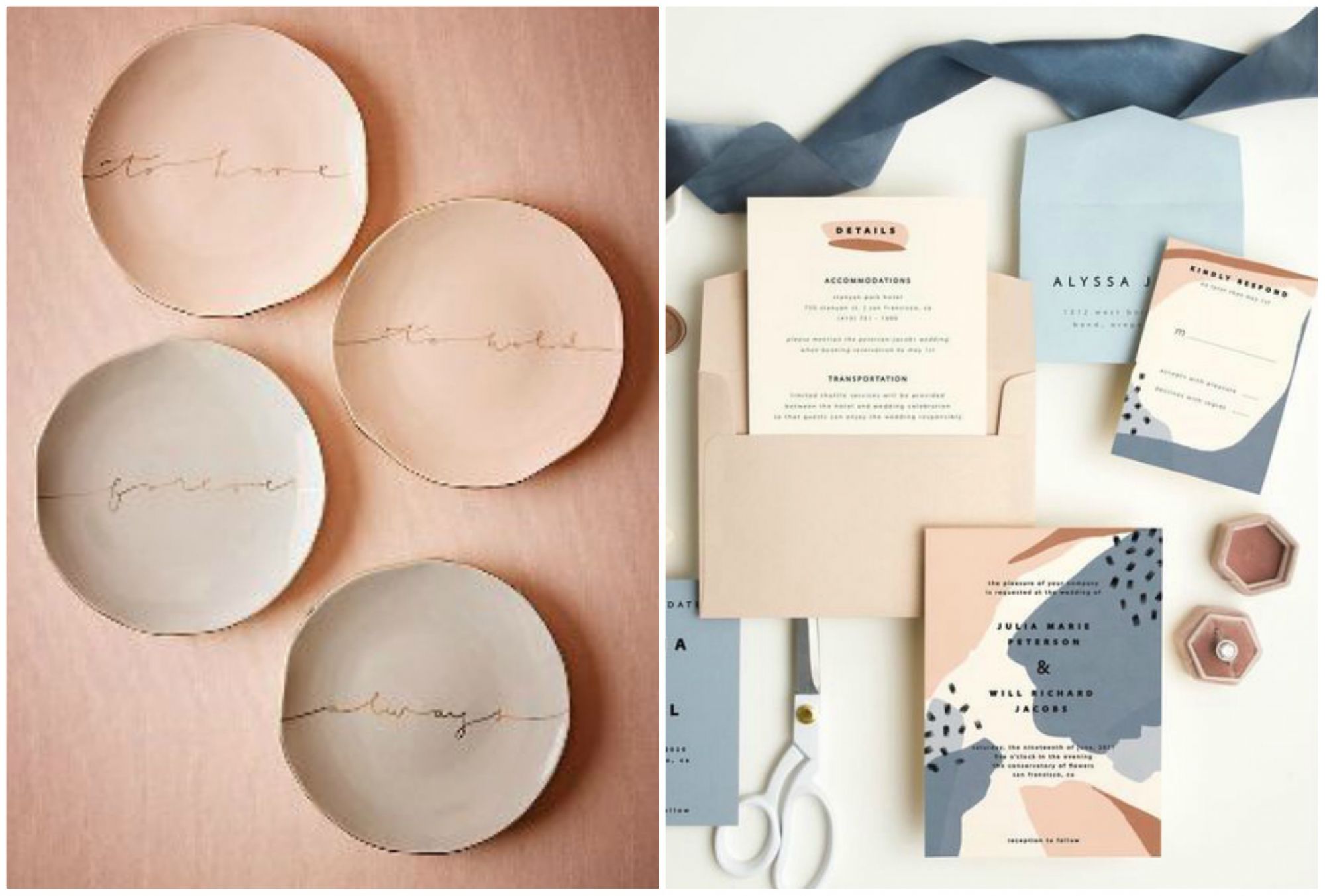 wedding design color block wedding design color block