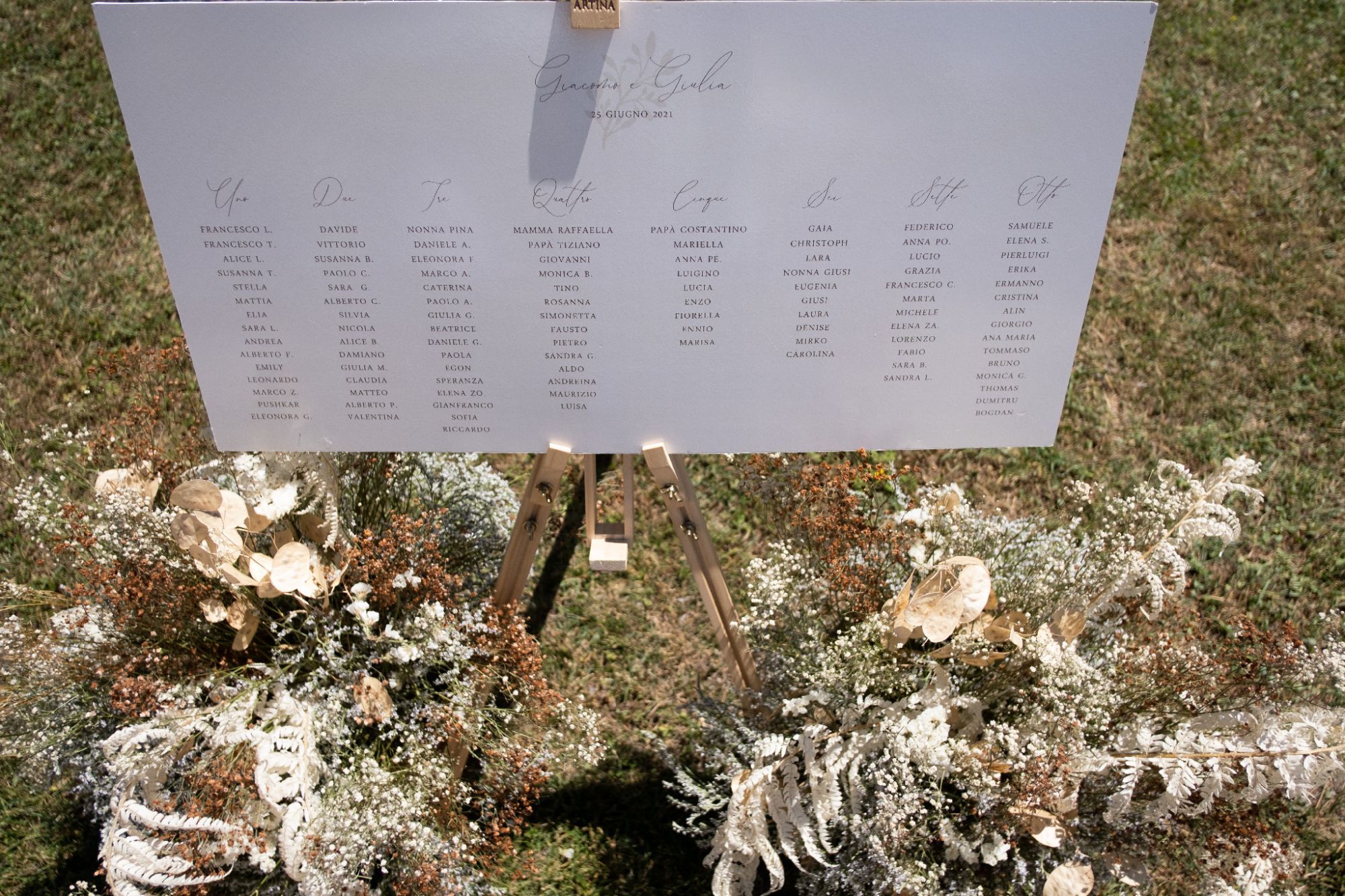 tableau fiori secchi