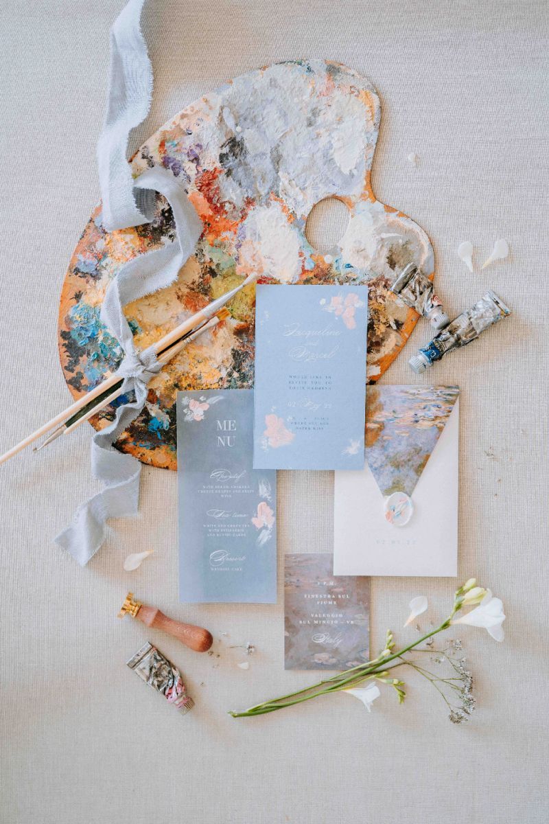 stationery tema arte