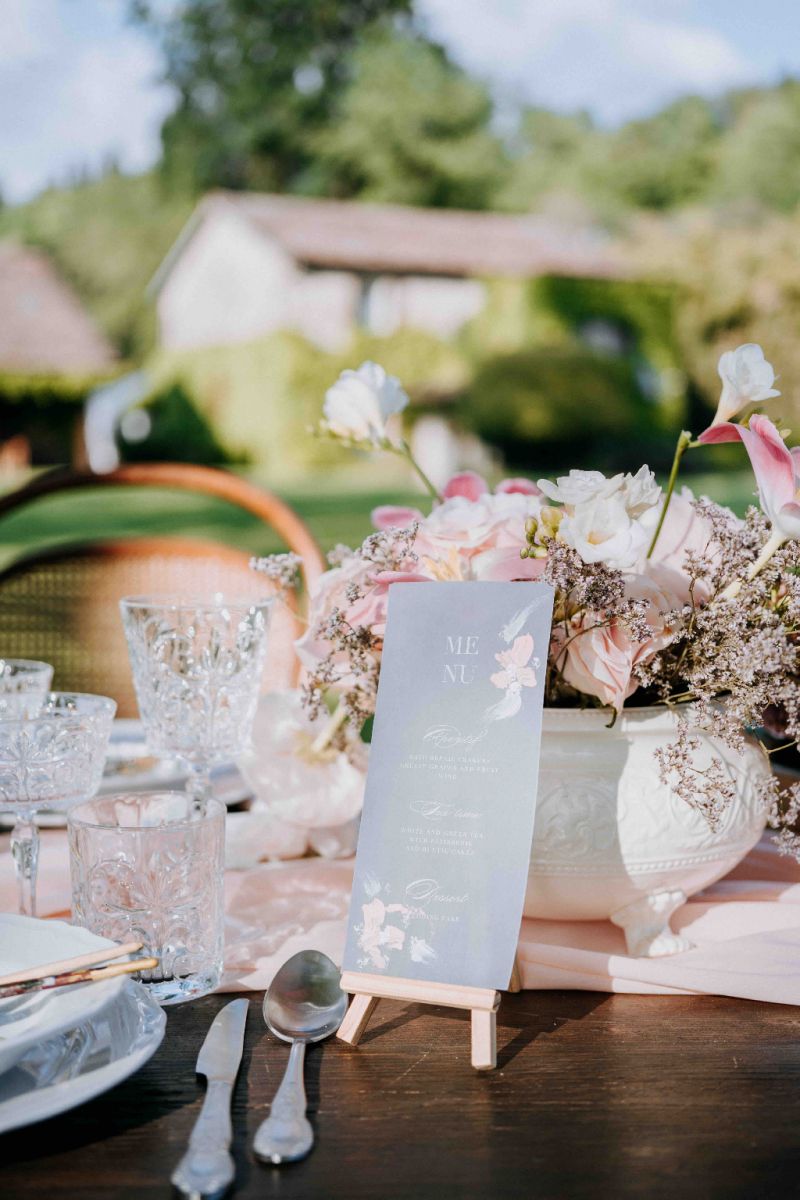 idea menù matrimonio