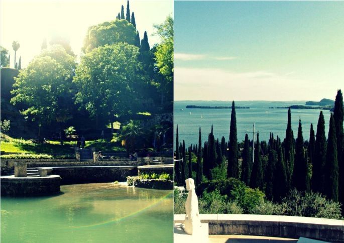 Vittoriale - fontane e anfiteatro