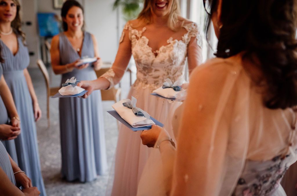 sposa e damigelle sposa e damigelle