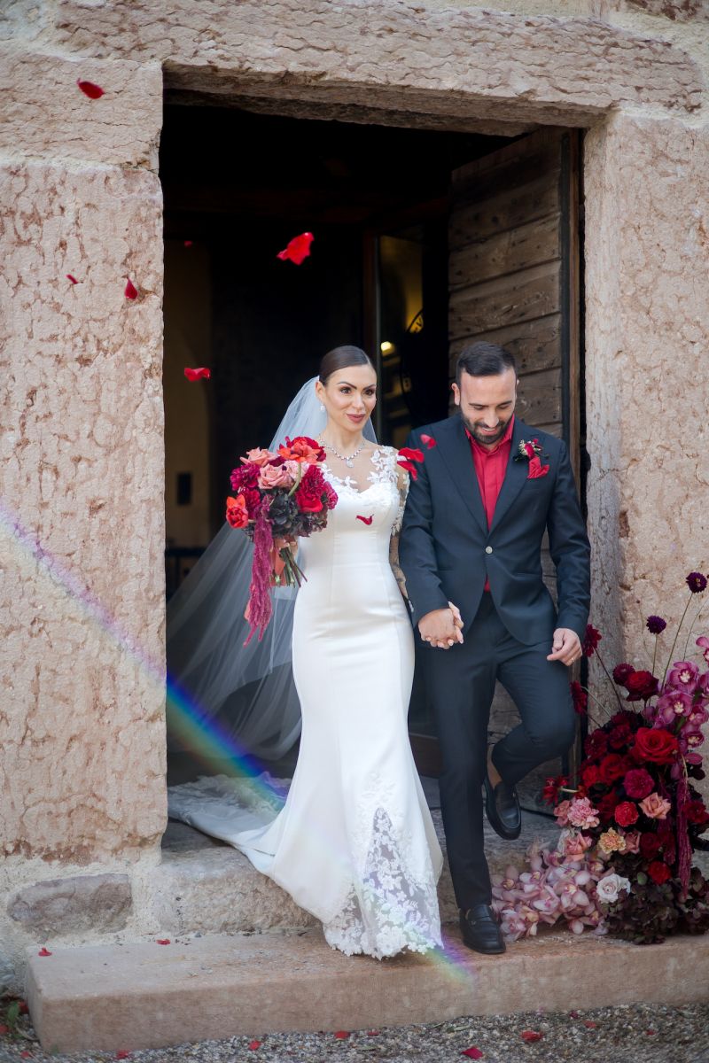 bride and groom italy